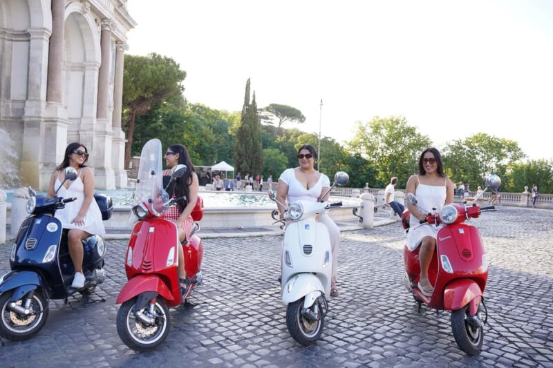 Rome: Vespa Tour With Photographer and Tiramisu Treat - Itinerary Highlights