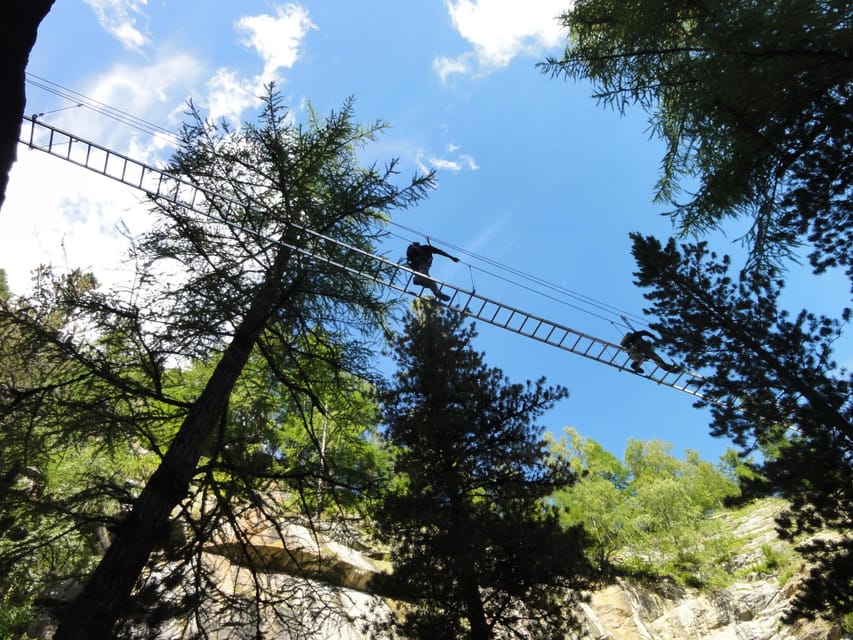 Saas-Fee: Gorge Alpine Via Ferrata and Flying Fox Tour - Experience Highlights