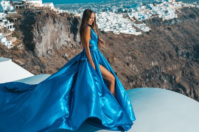 Santorini Flying Dress Photoshoot - Pickup and Meeting Details