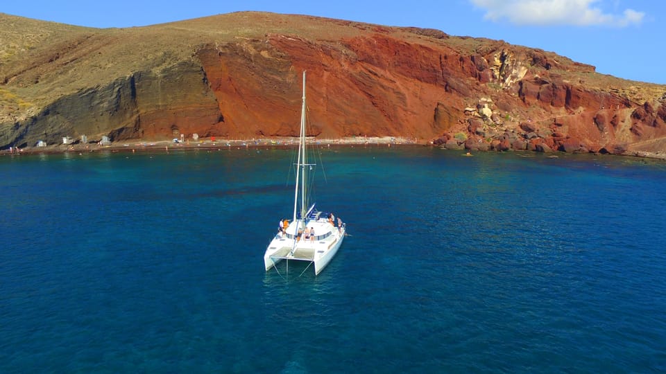 Santorini: Private Catamaran Cruise With Food & Drinks - Pricing Details