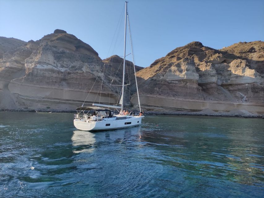 Santorini: Private Sailing Cruise With Meal & Swim Stops - Experience and Highlights