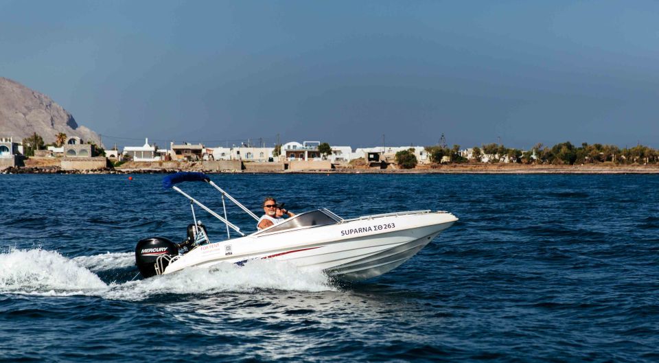 Santorini: Rent a Speedboat License Free - Unique Experiences Await