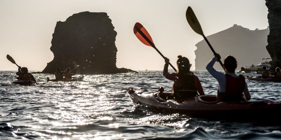 Santorini: Sunset Sea Kayak With Light Dinner - Experience Highlights