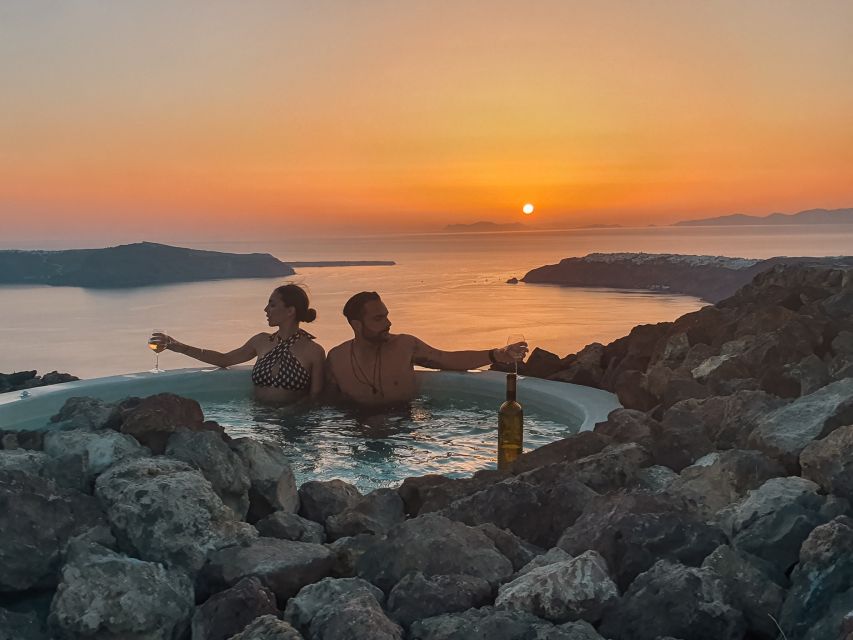 Santorini: Volcanic Hot-Tub Experience With Caldera Views - Amenities and Inclusions