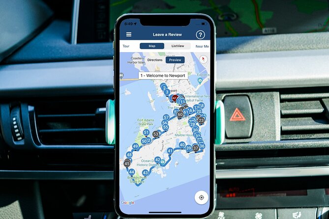Scenic Newport, RI Self-Driving Audio Tour - Accessibility and User-Friendly Design