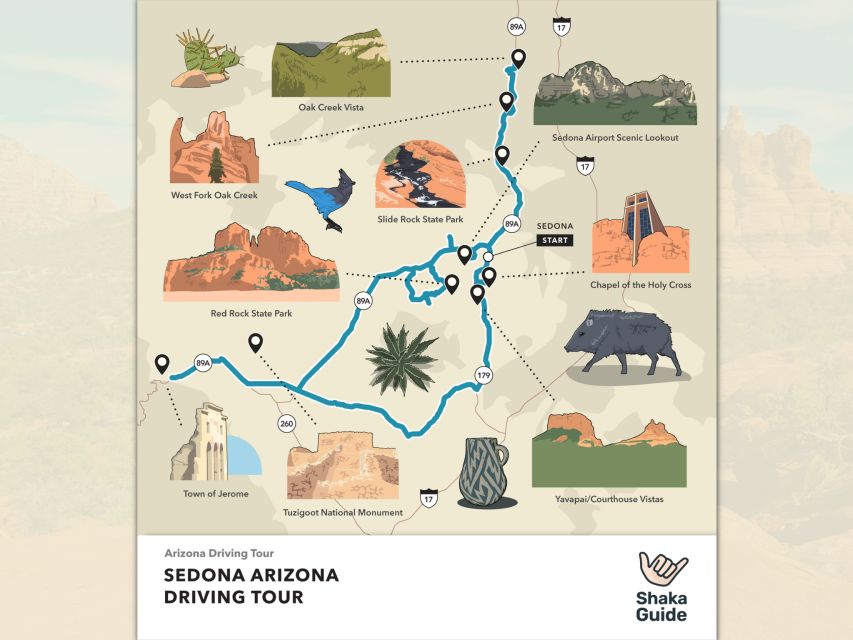 Sedona: Self-Guided Driving Tour With GPS Audio Guide App - Highlights and Attractions