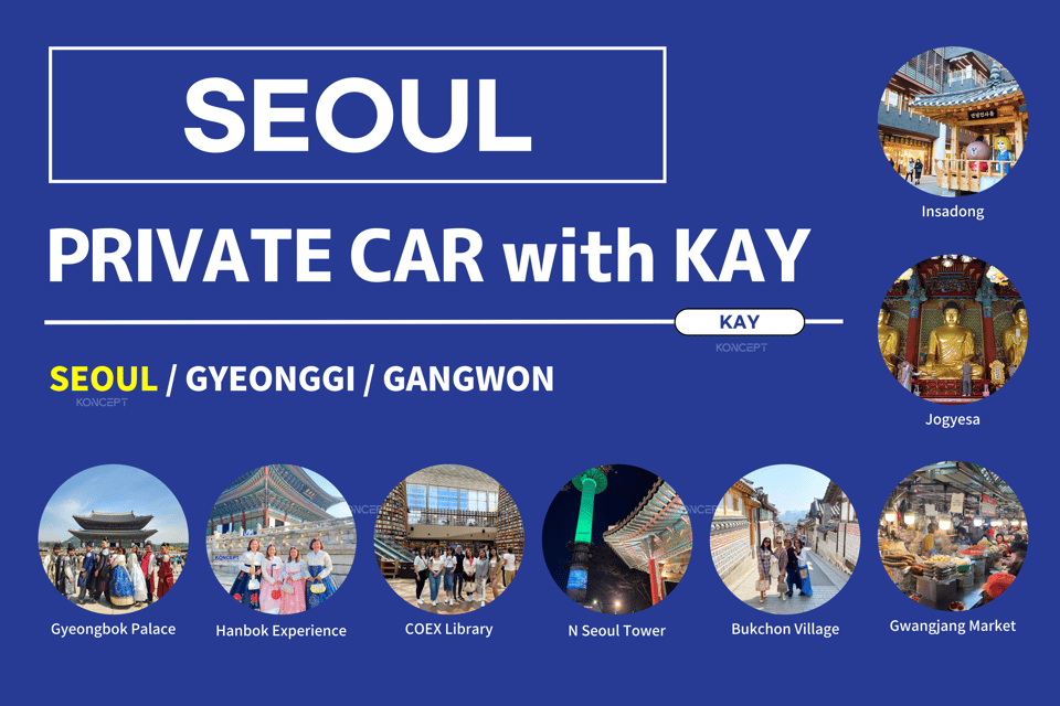 Seoul: Private Car With Driver | Customizable Tour - Pricing and Inclusions