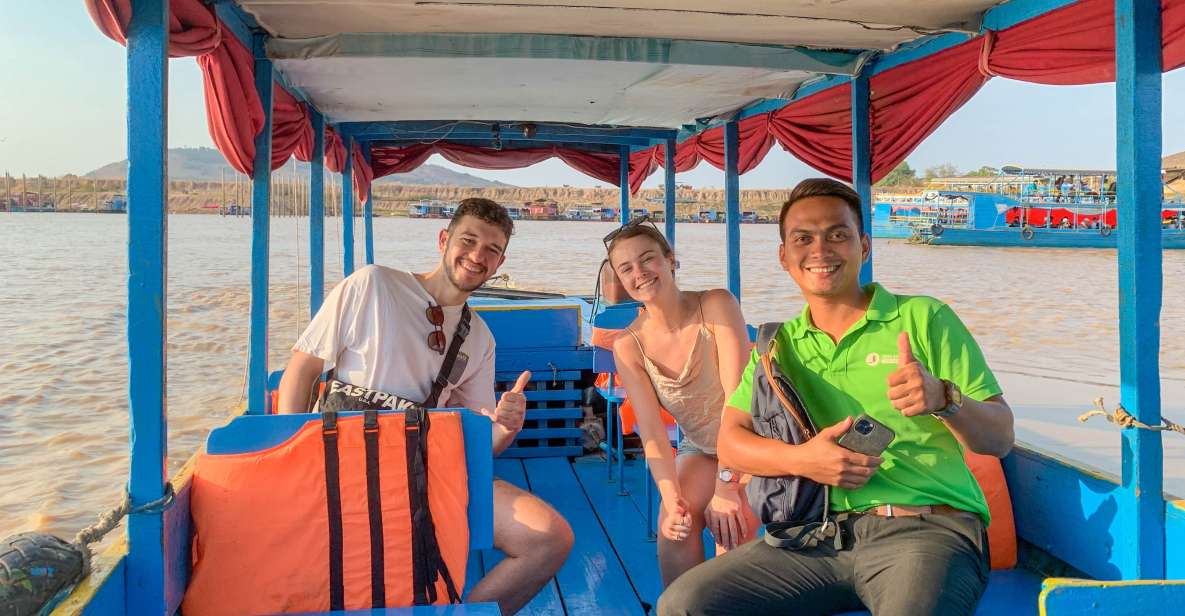 Siem Reap: Floating Village Sunset Boat Guided Vespa Tour - Itinerary Details