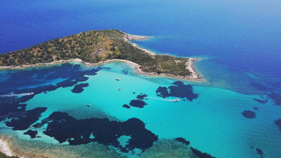 Sithonia: Speedboat Cruise to Ammouliani Island With Drinks - Itinerary Highlights