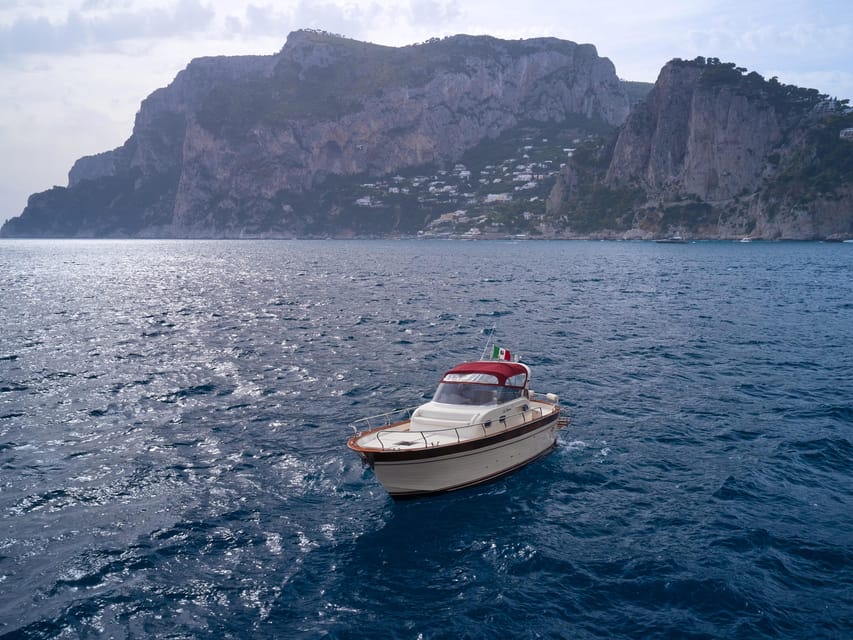 Sorrento: Capri Island Private Boat Tour With Di Luccia 32 - Included Amenities