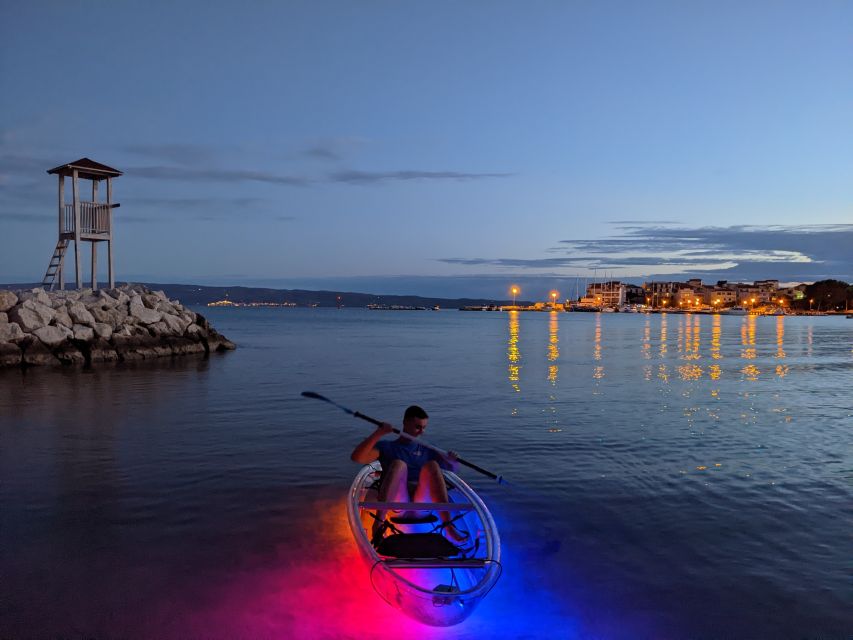 Split: Illuminated Evening Guided Kayaking Tour - Experience Details