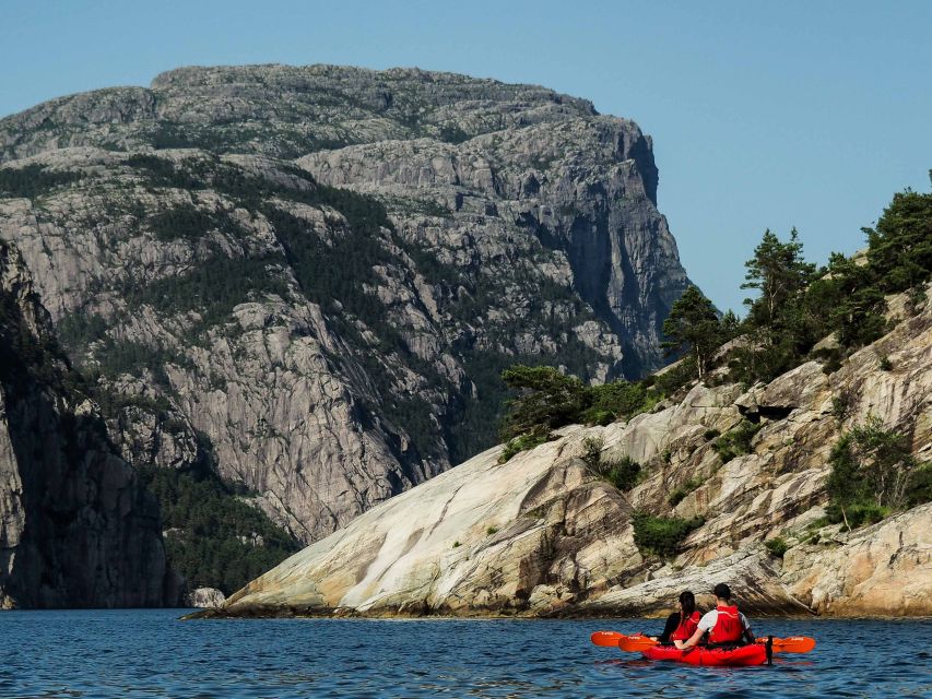 Stavanger: Guided Kayaking in Lysefjord - Detailed Itinerary