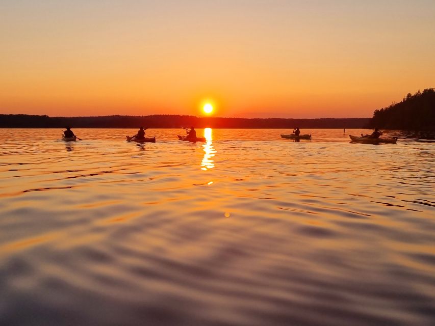 Stockholm: Sunset Kayak Tour on Lake Mälaren With Tea & Cake - Detailed Itinerary