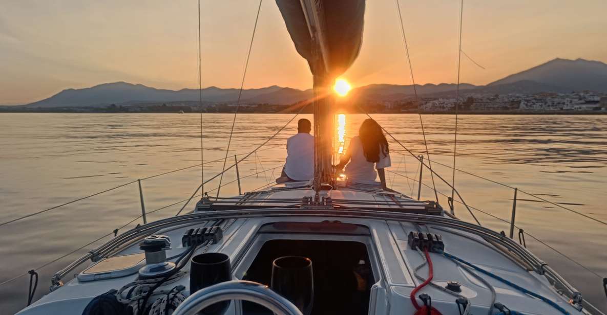 Sunset Sailing in Private Sailboat Puerto Banus Marbella - Itinerary Details