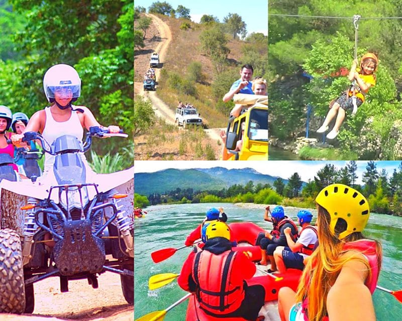 Super Combo Tour: Rafting, Quad or Buggy Ride, Zipline, Jeep - Itinerary of Activities