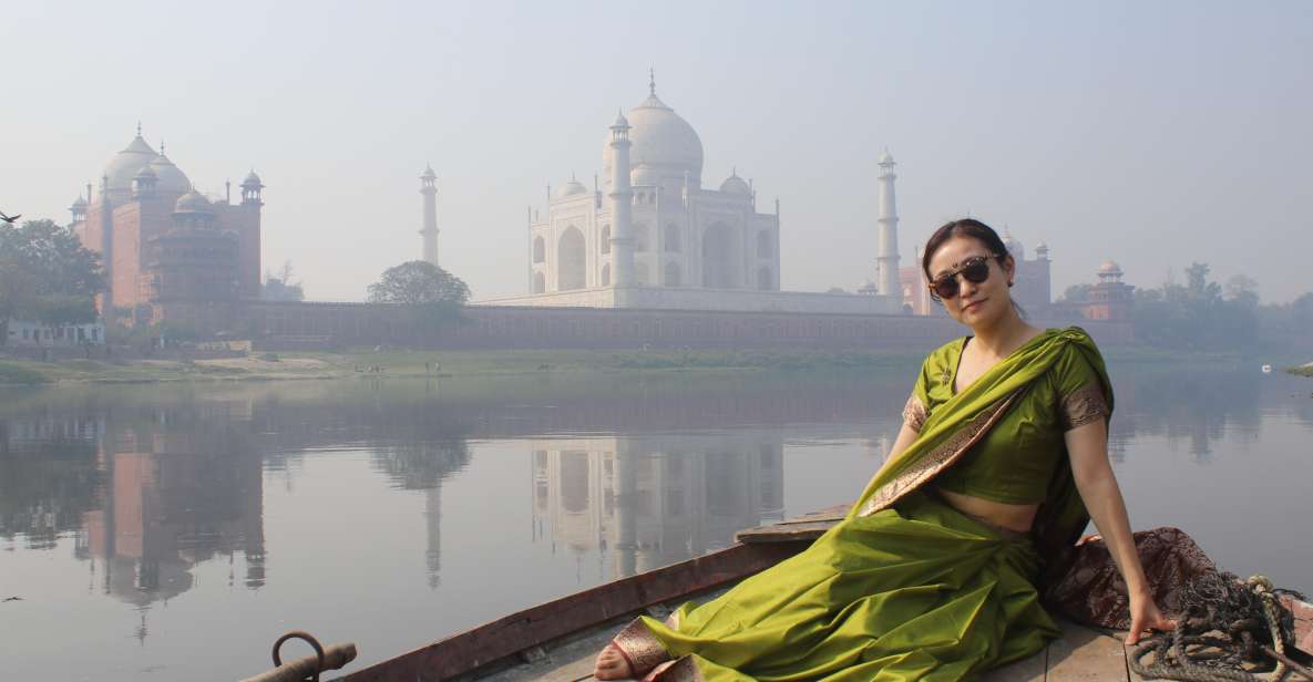 Taj Mahal Back View Yamuna Boat Ride Tour - Unique Experience