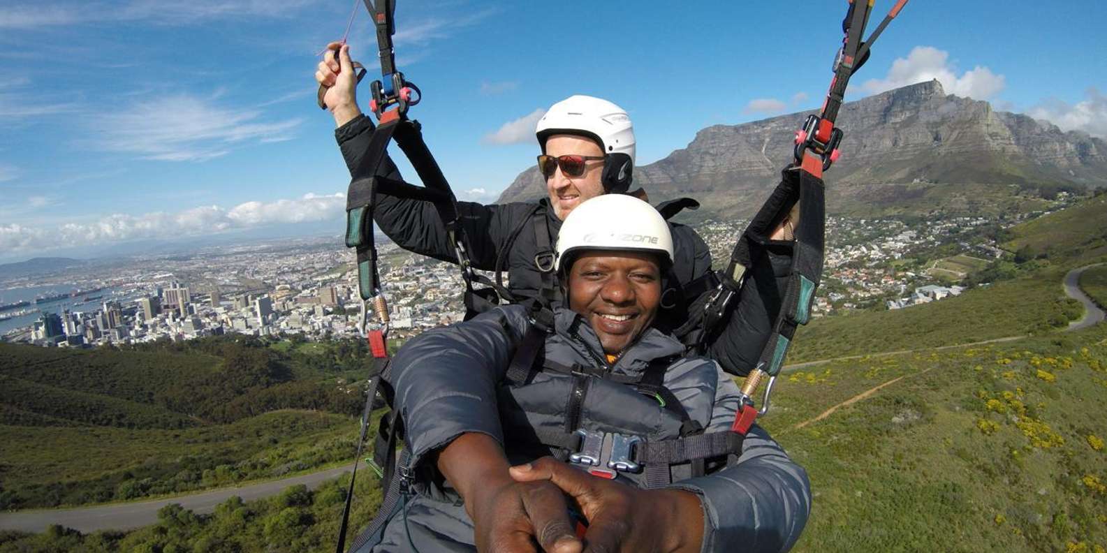 Tandem Paragliding, Green Market and Constantia Wine Tasting - Soaring Above the Coastline