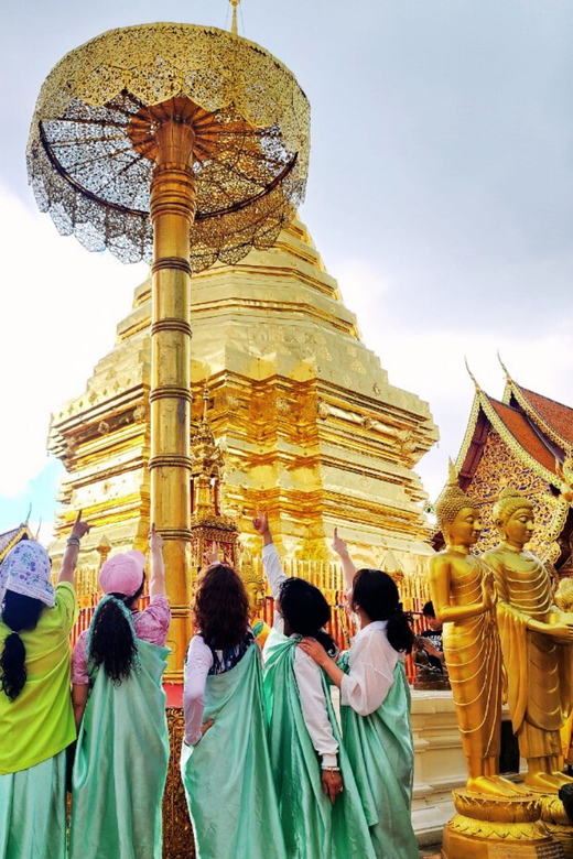 Temples Tour : Doi Suthep, Wat Umong, Wat Parad & No.39 Cafe - Itinerary