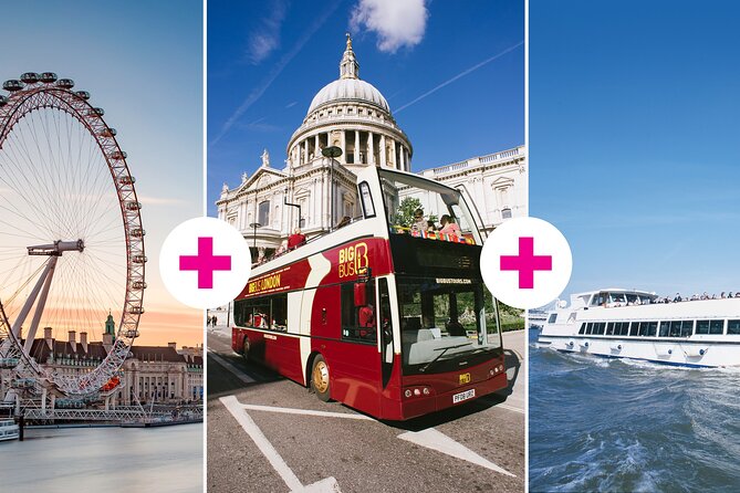 The Big Day Out - London Eye Ticket, London Hop-On Hop-Off Tour & River Cruise - Hop-On Hop-Off Bus Routes