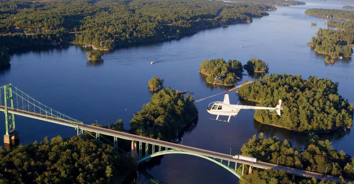 Thousand Islands: Helicopter Tour With Cider Mill and Lunch - Helicopter Experience Highlights