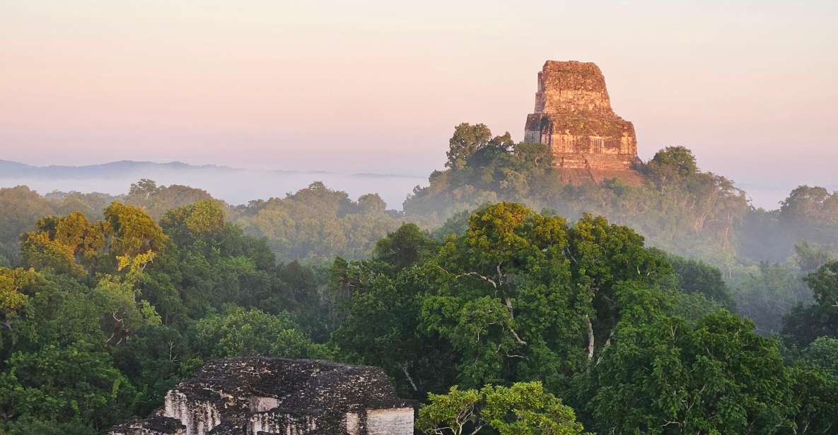 Tikal From Flores or Mundo Maya Airport - Itinerary and Schedule