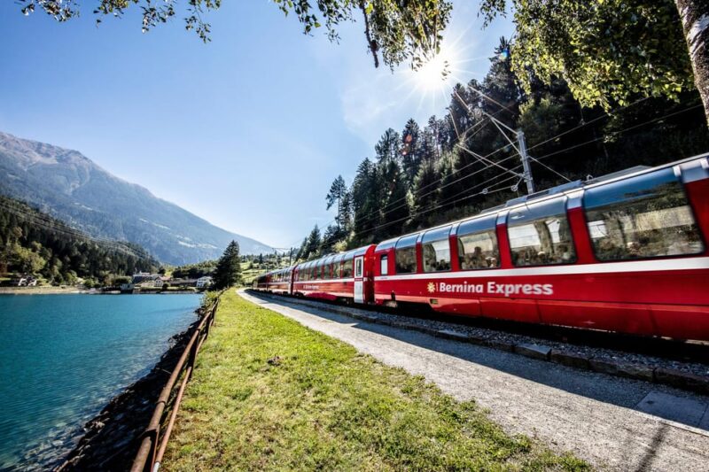 Tirano: Bernina Express Scenic Train To/From St. Moritz - Scenic Train Journey
