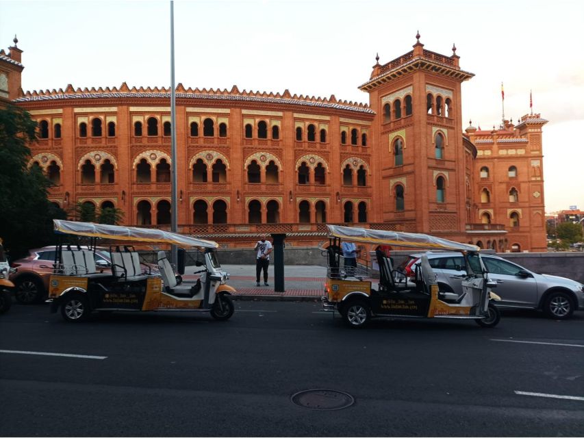 Tour With Private Guide in Tuk Tuk Through Madrid Torero - Key Highlights