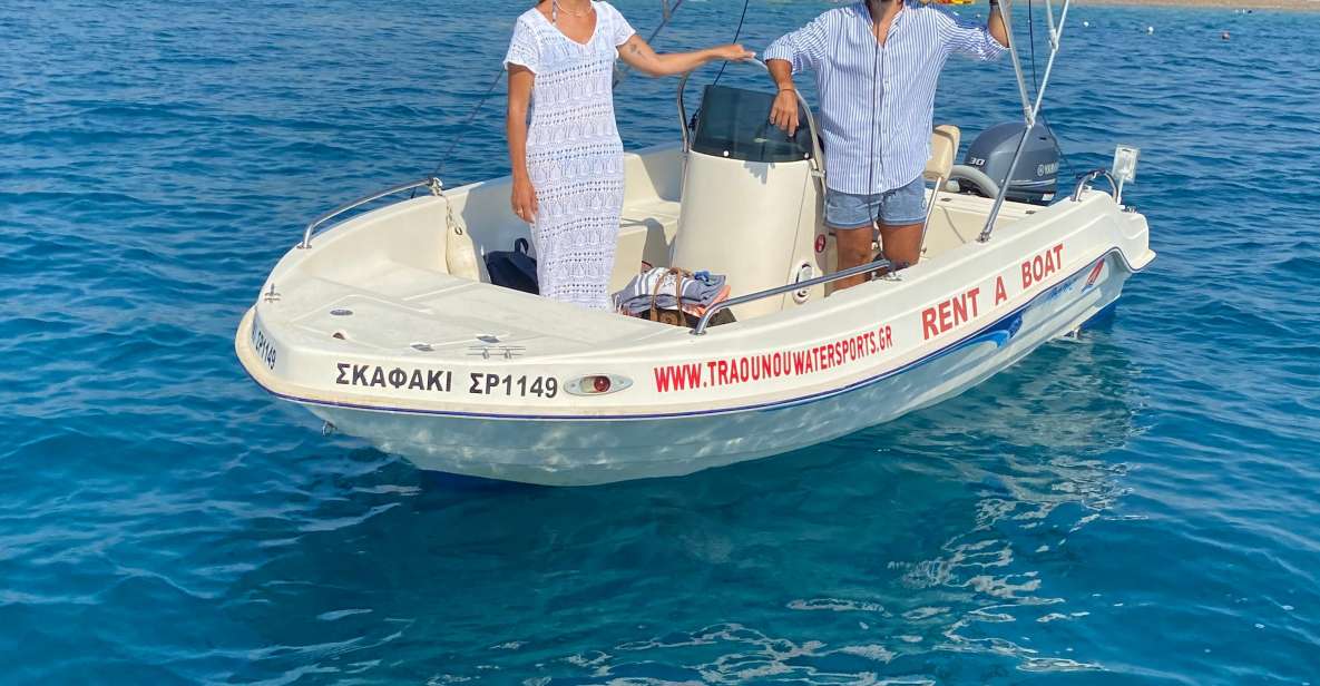 Traganou Beach: Small Boat Rental Without License - Pricing Details