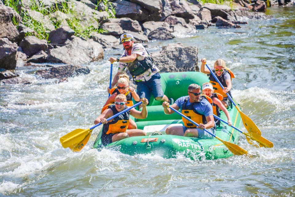 Vail CO: Family-Friendly Colorado River White Water Raft - Itinerary and Experience