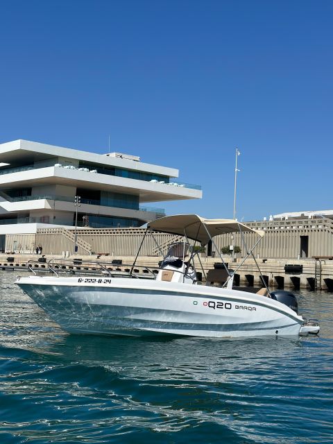 VALENCIA BOAT WITH LICENSE - Booking Information