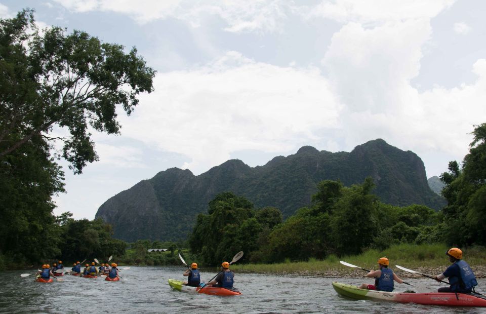 Vang Vieng: Tham Nangfar and Tham Nam Day Tour With Kayaking - Itinerary Highlights