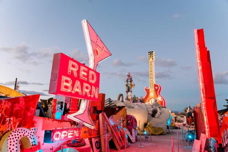 Vegas: Neon Museum Night Tour With Open-Top Bus - Itinerary Details