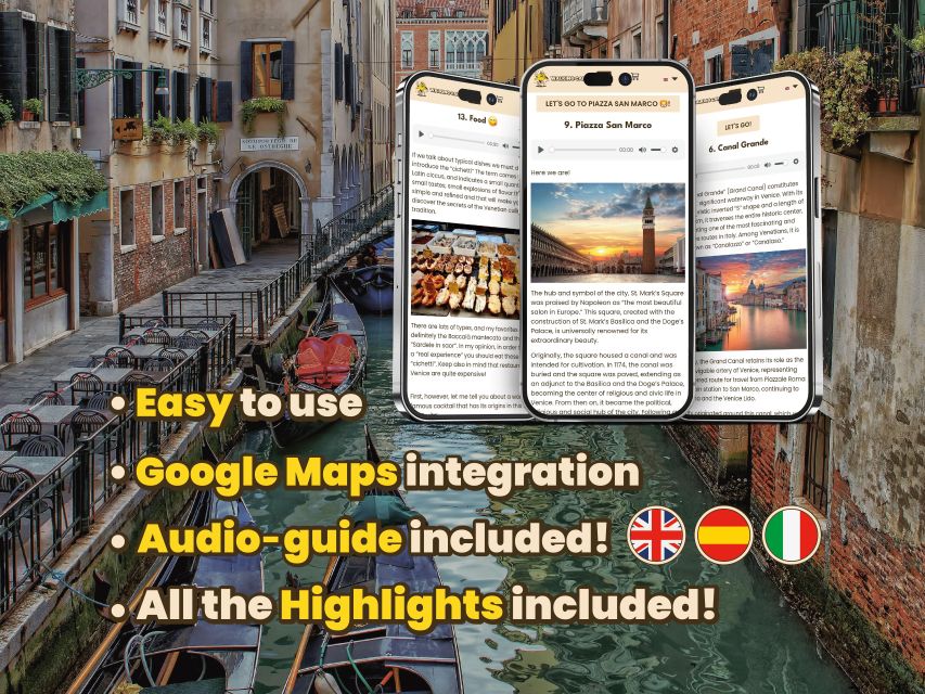 Venezia: Digital Guide Made by a Local for Your Walking Tour - Key Features of the Experience