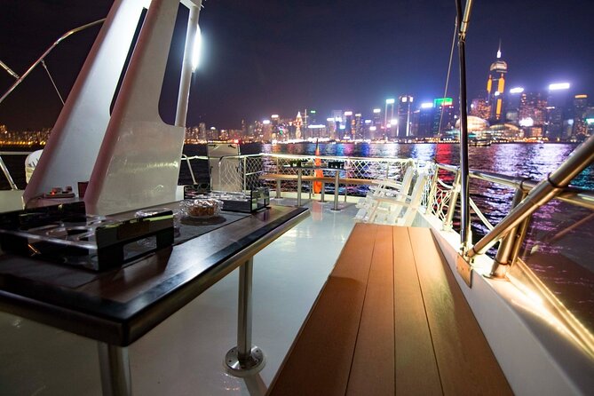Victoria Harbour Yacht Night Cruise - DREAMER - Highlights of the Night