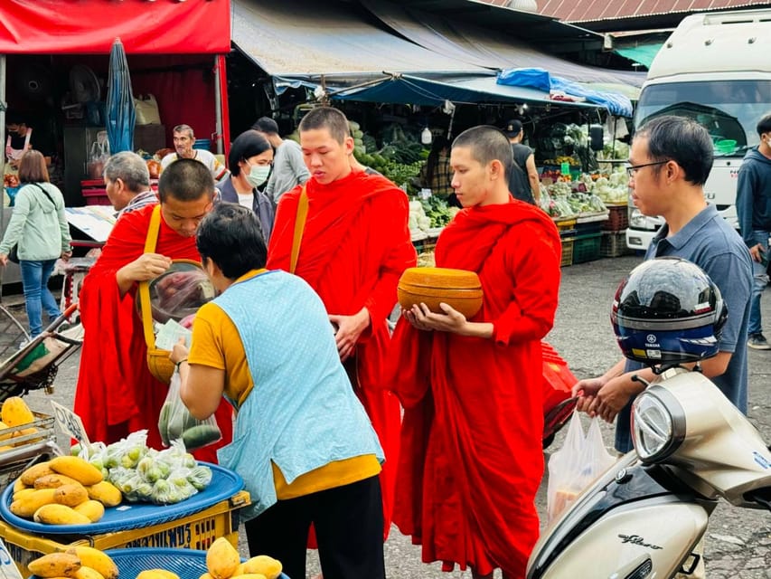 Walk With Monks Collecting Alms - Itinerary Highlights