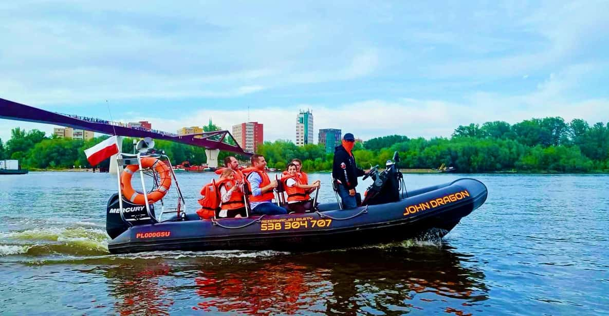 Warsaw: Exciting 90 Min Speedboat Tour on the Wild River - Itinerary Highlights