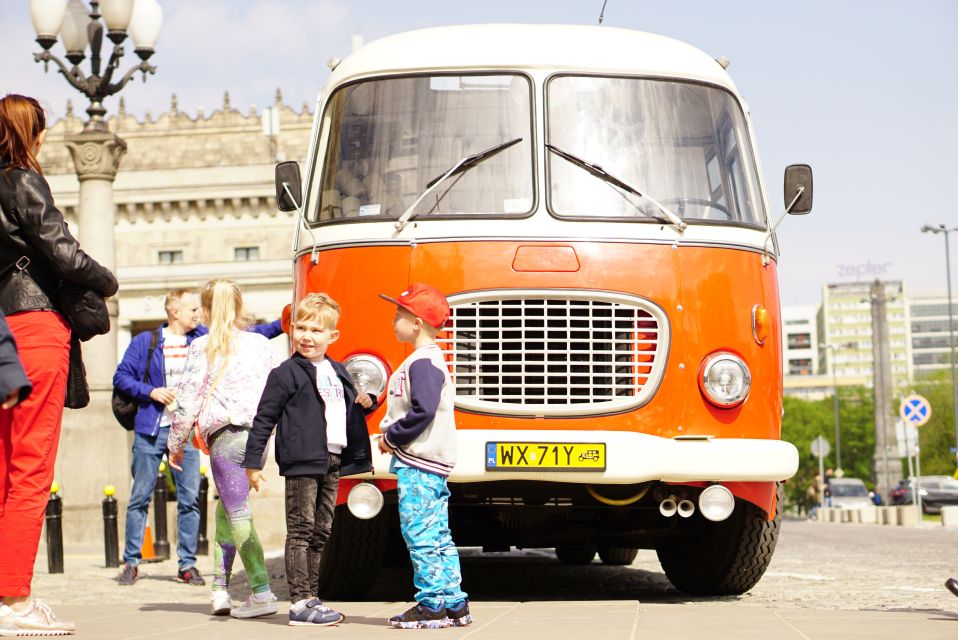 Warsaw: Highlights Guided Retro Bus Tour - Unique Retro Bus Experience