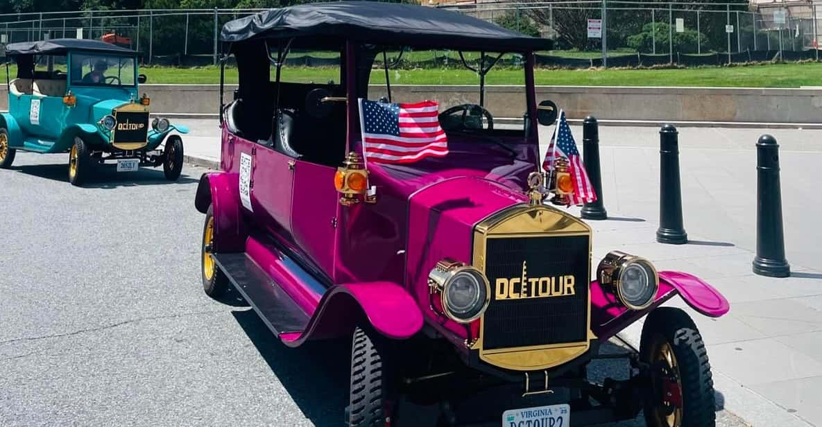 Washington, DC: Monuments & Memorials Tour in a Vintage Car - Tour Features