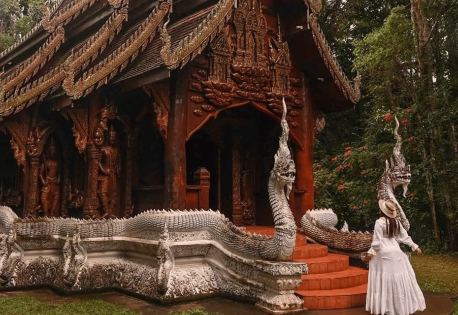 Wat Luang Khun Win & Bamboo Rafting (Private) - Itinerary Details