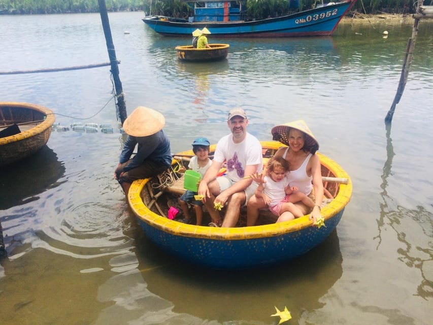 Water Coconut Basket Boat Hoi An Private Bike Tour - Itinerary Highlights