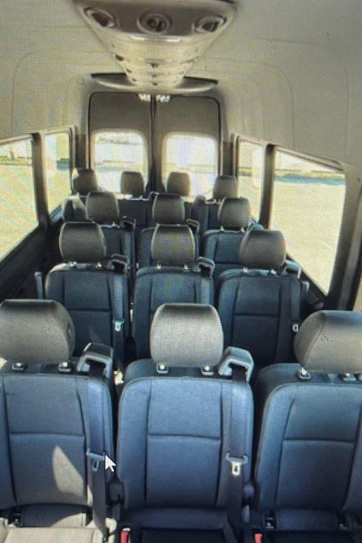 Whistler to Seattle Airport Private Van Charter Sprinter Van - Vehicle Specifications