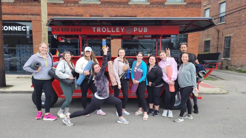 Yoga & Coffee Tour On The Trolley Pub - Experience Highlights