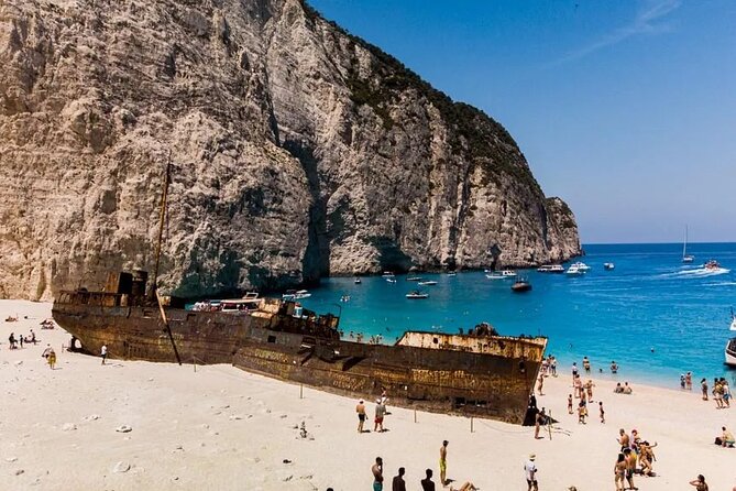 Zante Cruise to Blue Caves & Shipwreck Beach Photo Stop - Visiting the Blue Caves