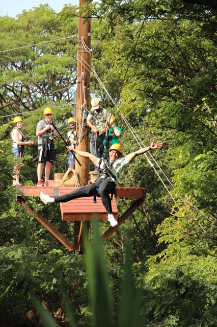 Zip & Dip: 3 Ziplines + Wet N Wild Hawaii Waterpark - Zipline Tour Details