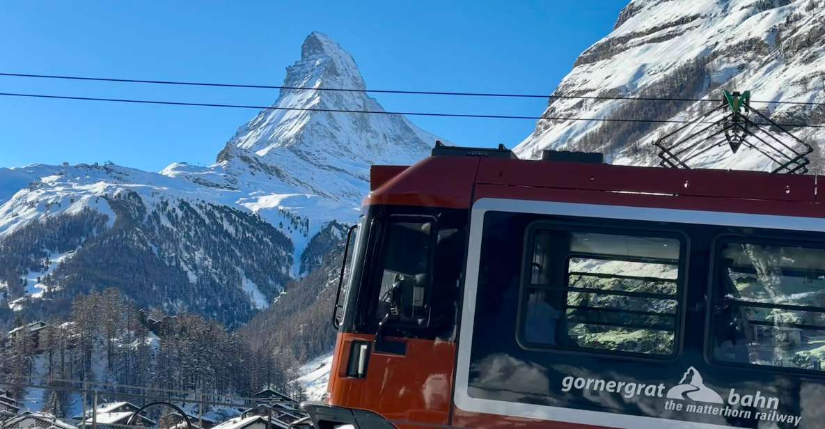 Zurich Private Tour: Zermatt & Gornergrat Scenic Railway - Itinerary and Transportation