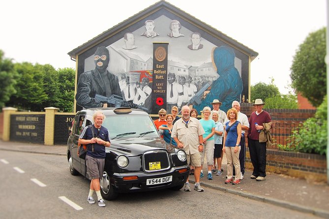 2hours Republican & Loyalist Mural Black Taxi Tour From Belfast - Good To Know