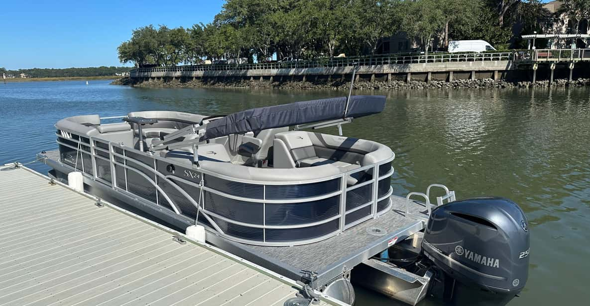 2 Hour Private 24 Ft. Luxury Pontoon Hilton Head Boat Rental - Boat Specifications