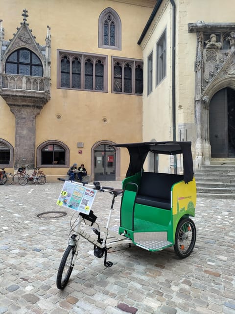 60MIN Regensburg Citytour Rickshaw Tuktuk Audio Guide Option - Accessibility and Group Info