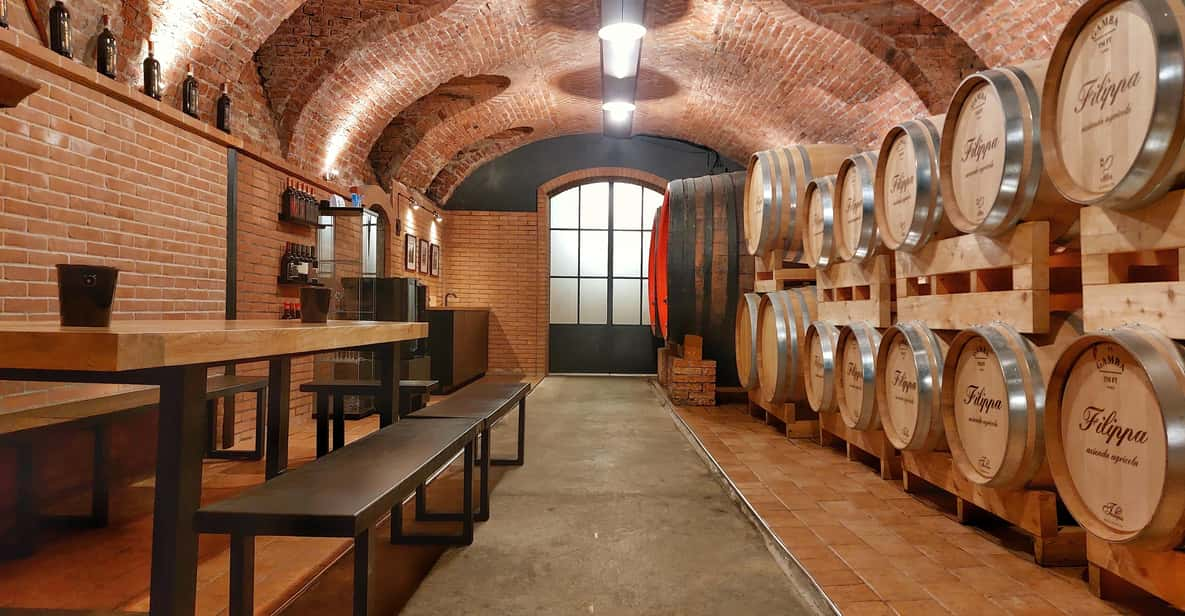 Agliano Terme: Winery Tour and Wine Tasting With Snacks - Cellar Visit and Barrel Aging