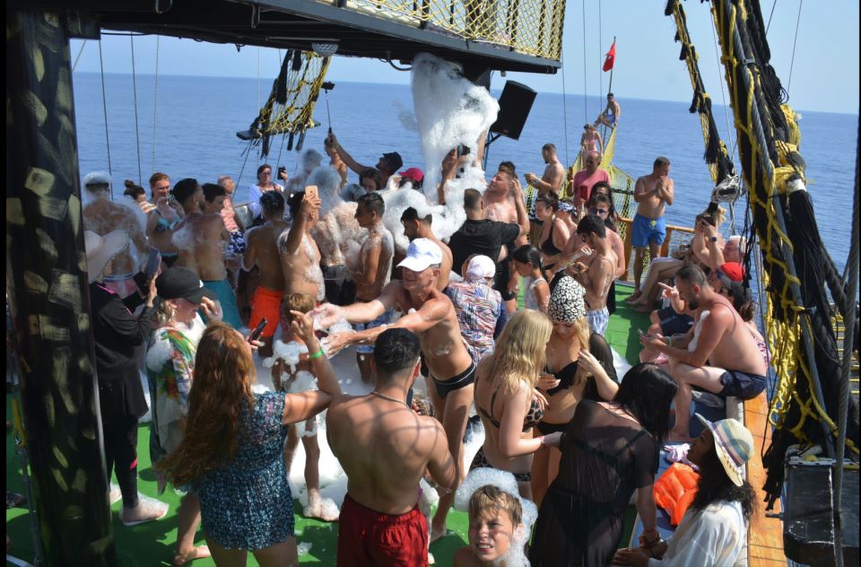 Alanya: Pirate Boat Tour W/ BBQ & Foam Party - Transportation and Accessibility